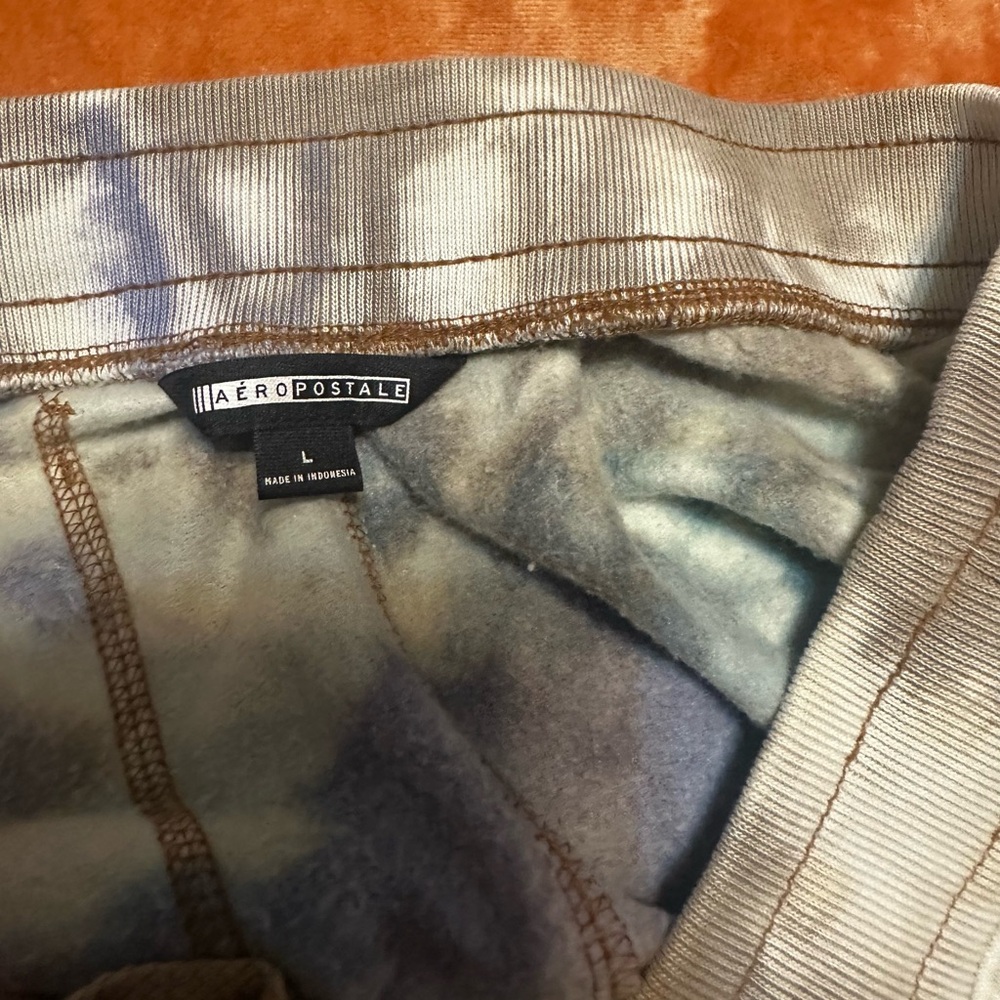 Aeropostale women’s jogger set tie dye - Blue, Green, and Brown - Picture 5 of 7